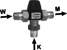 Wolf Принадлежность Термостатический смеситель 3/4 для ГВС