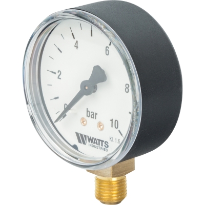 Watts Манометр радиальный F+R200 (MDR) Корпус O 63 мм 6 бар