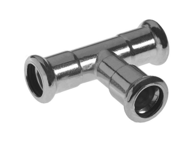 Kan-therm Тройник редукционный press Steel - 22x15x22 C1415