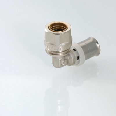 Valtec Угольник пресс 16мм с переходом на обжим 15мм  