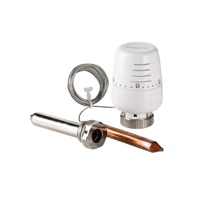 Valtec Термоголовка с выносным погружным датчиком (диап. Регул-ки 20-60С) 2м.