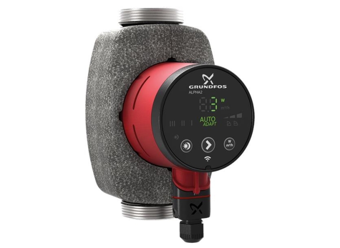 Циркуляционный насос Grundfos ALPHA2 32-40 N 180 корпус из нержавейки Энергосберегающий  