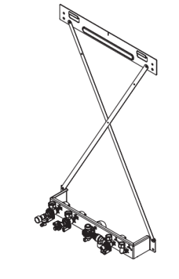 Комбинированный котёл Viessmann Монтажное приспособление для открытой проводки