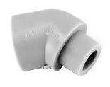 S.A.V. Колено 45° 20 внутреннее/наружное (белый)