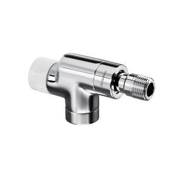 Oventrop Серия E термостатический вентиль DN15, 1/2, PN10, осевой, хромир.  