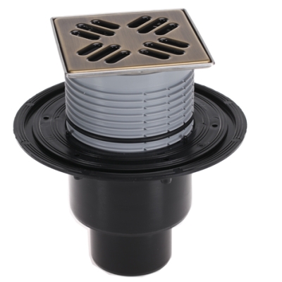 HL 310N-3000.32 Трап с с гидрозатвором, (КЛИК-КЛАК), с решеткой HL037N.32Е (Бронза), с вертикальным выпуском DN50/75/110