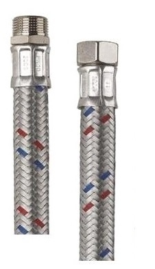 Stout Гибкая подводка для воды M 10 (18 мм) х ВР 1/2, длина 500 мм