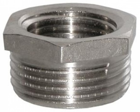 Stout Футорка никелированная 1 1/2"X1/2"  