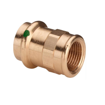 Viega Муфта пресс-В 28х1 бронза