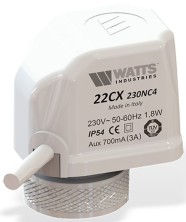 Watts Сервопривод 22CX230NA2 230В. Открытый