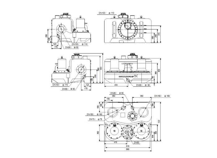 Канализационная установка Grundfos M12.1.4 1x230V 10M  