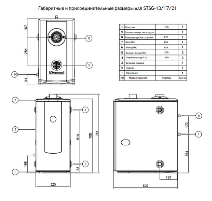 Газовый котел Kiturami STSG 21 GAS  