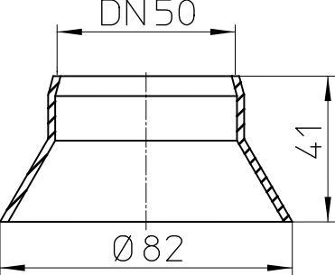 HL 805 Набор с вытяжным зонтом DN50  