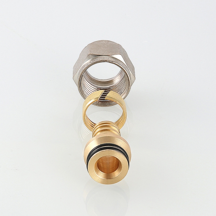 Valtec VTc.709.N.1622 Соединитель коллекторный обжимной для полимерной PEX трубы 16 (2,2)