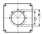 Buderus Пластина с отверстиями SK655/SK755 D200 (7057614)