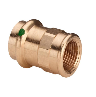 Viega Муфта пресс-В 28х1/2 бронза