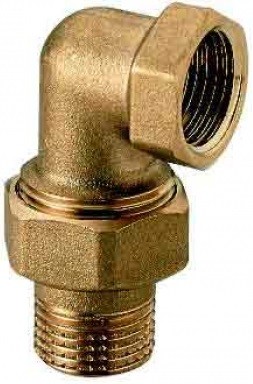 Itap Соединитель угловой латунный американка 1
