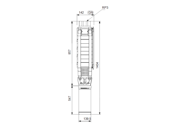Скважинный насос Grundfos SP 30-6 (380В)  