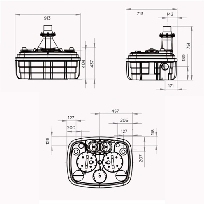 Канализационная установка SFA Ssanicubic 2 xl triphase  