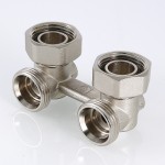 Valtec Узел нижнего подключения радиатора, угловой