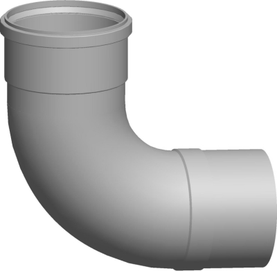 Wolf Дымоход Отвод DN200 87°, из полипропилена (старый артикул 2651366)