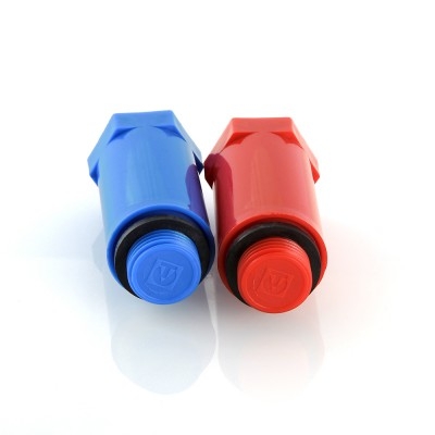 Valtec Комплект длинных полипропиленовых пробок с резьбой 1/2 (красная + синяя)  