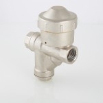 Кран с сервоприводом Valtec Кран шаровой со встроенным фильтром и редуктором давления (КФРД), правый  