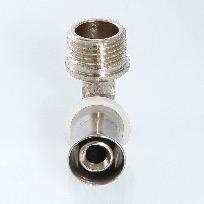 Valtec Угольник пресс с переходом на нар. р. 26х1  