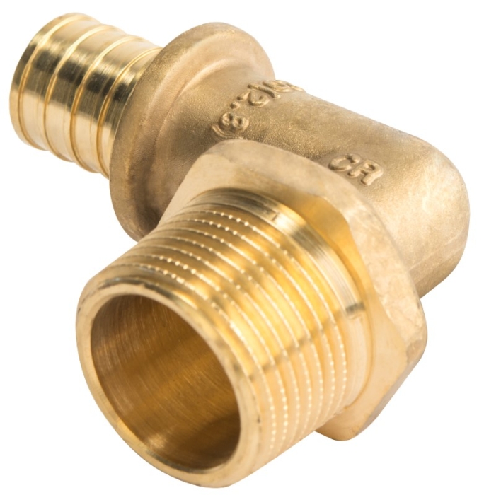 Stout Угольник-переходник с наружной резьбой 20xR 1/2"  