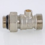 Valtec Кран для нижнего подкл. рад.  