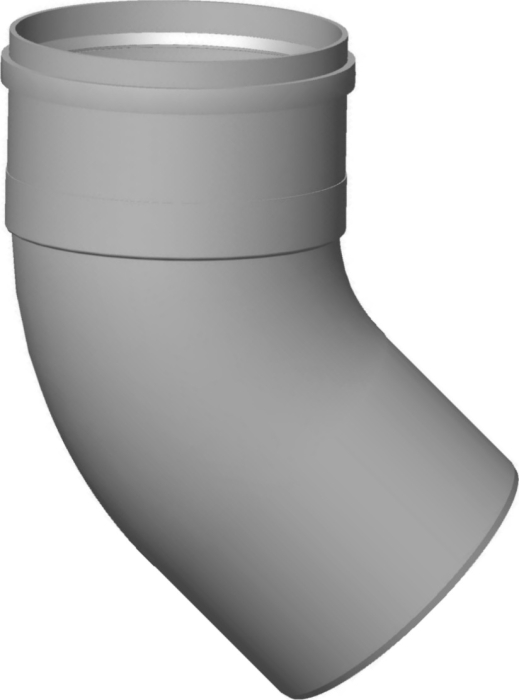 Wolf Дымоход Отвод DN250 45°, из полипропилена  