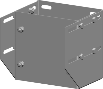 Wolf Дымоход Регулируемое удлинение для консоли крепления на наружной стене DN125 155-240 мм, по фас
