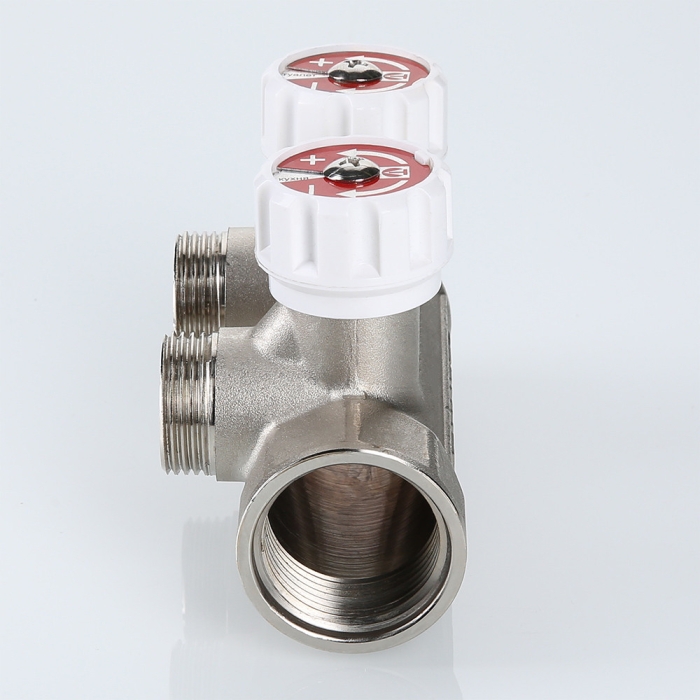 Valtec VTc.570.NE.0604 Коллектор с регул. вентилями, 1х4 вых. Евроконус 3/4  