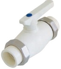 Kalde Кран шаровой комб. разъемный двухсторонний 1"x1"  