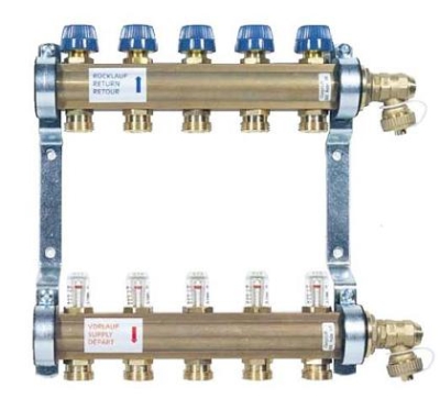 Watts Коллектор для теплых полов на 6 контуров (20.20.306)