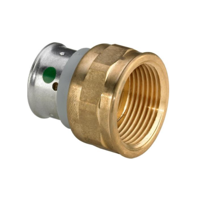 Viega Муфта пресс-B 16x1/2 бронза