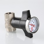 Valtec Кран шаровой c термометром, 3/4  