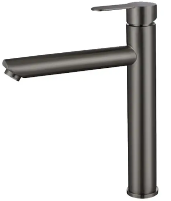 Кран моно WasserZimmer короткий со штутцером Дракон хром пластик DK-3313B