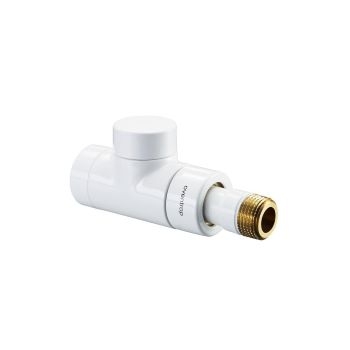 Радиатор Oventrop Combi E вентиль на обр. подводку Ду15, 1/2, PN10, проходной, белый