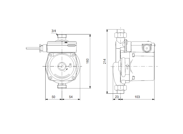 Grundfos Циркуляционный насос UPA 15-90 160  