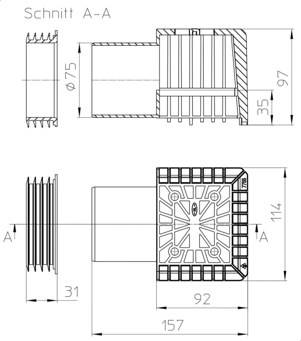 HL 068.1Safe HL 068.1Safe Листвоуловитель для аварийного водоотведения