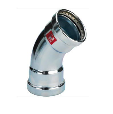 Viega Угол пресс 76.1 45 оцинк.