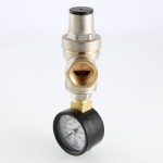 Valtec Редуктор давления поршневой с манометром, от 0,5 до 5,5 бар 1/2"  