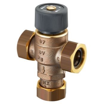 Oventrop Brawa-Mix термостат.смес.вентиль Ду20, PN10, бронза, с НГ