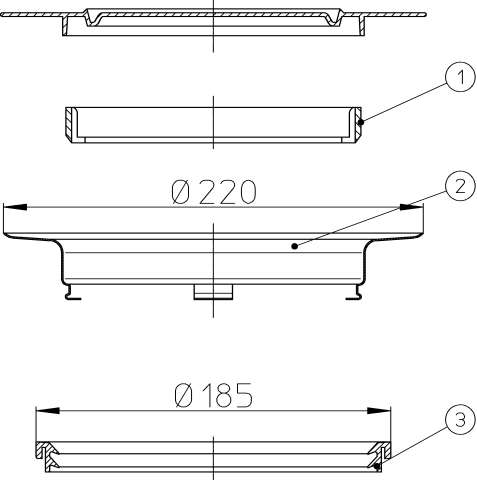 HL 84.0 Гидроизоляционный фланец
