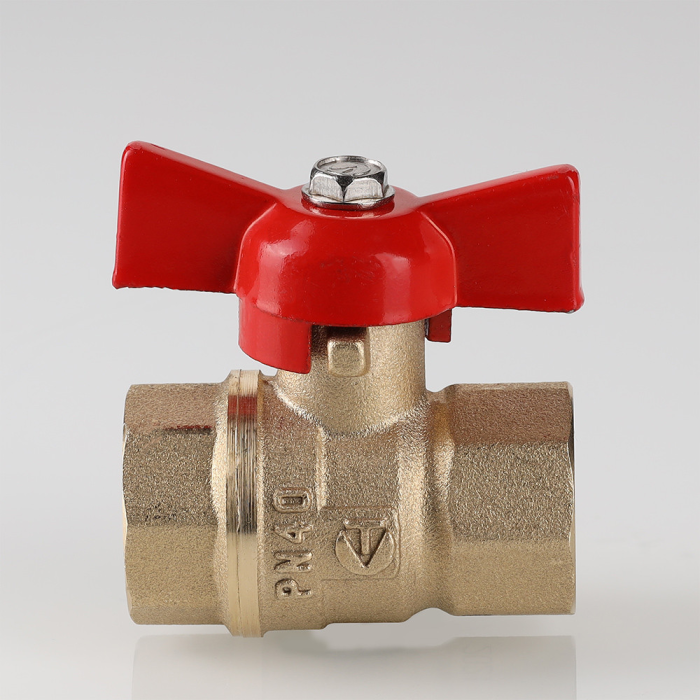 Valtec VT.122.GN.04 Кран шар. СТАНДАРТ, рукоятка бабочка 1/2, вн.-вн. (PN40)  