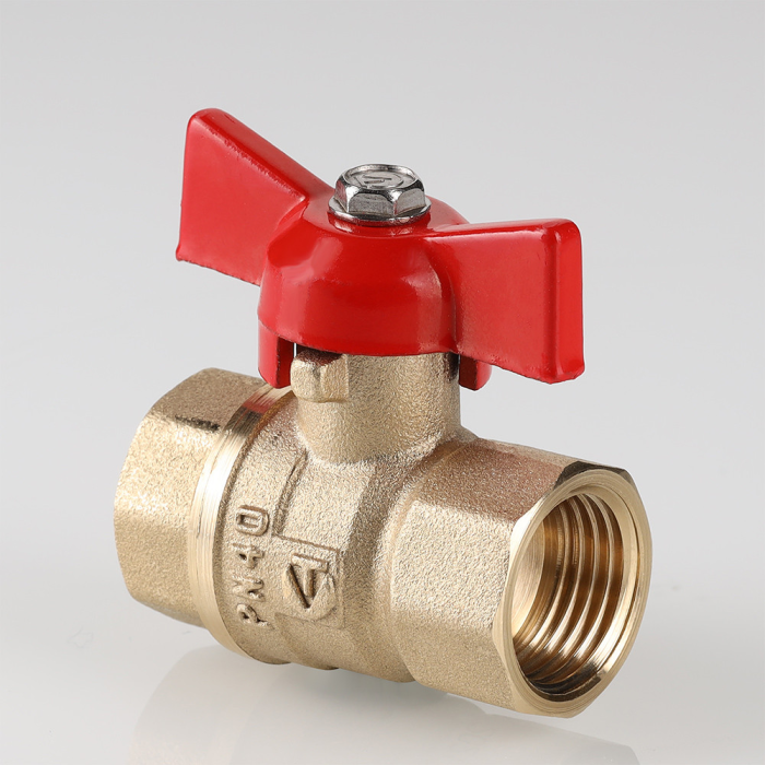 Valtec VT.122.GN.04 Кран шар. СТАНДАРТ, рукоятка бабочка 1/2, вн.-вн. (PN40)  