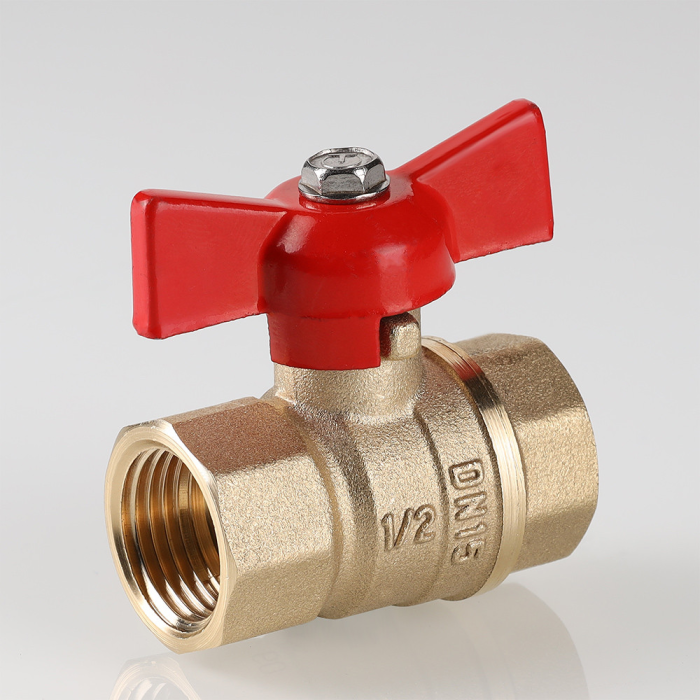 Valtec VT.122.GN.04 Кран шар. СТАНДАРТ, рукоятка бабочка 1/2, вн.-вн. (PN40)  