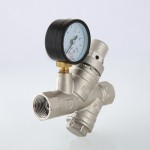 Valtec Подпиточный клапан с фильтром и манометром 1/2"  