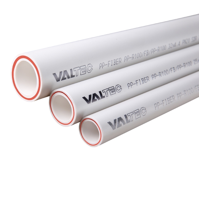 Valtec ТРУБА PP- FIBER арм. стекл., PN 20, 25 MM (белый, по 2м)  